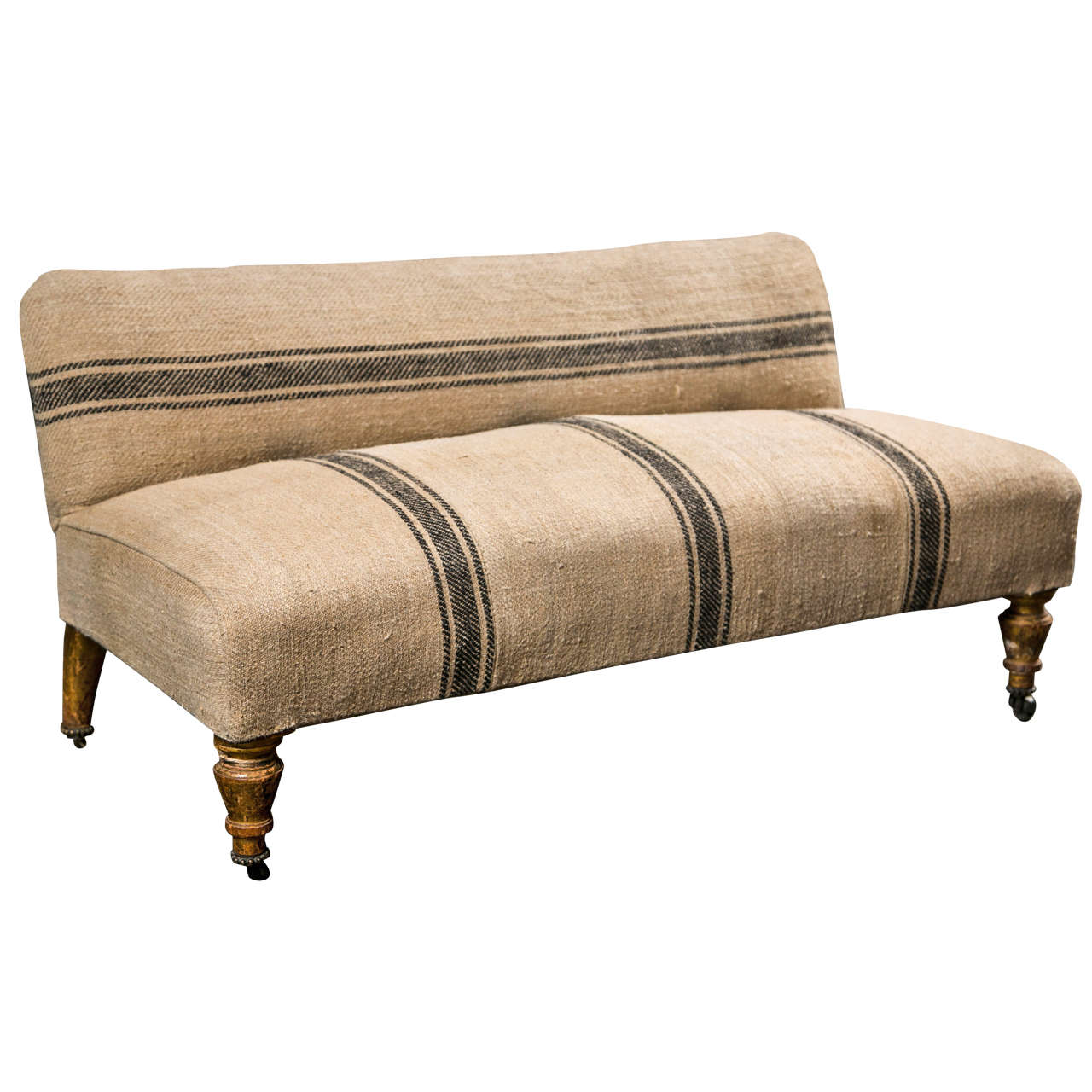 French Louis Philippe period dog bed/sofa, c. 1860-80