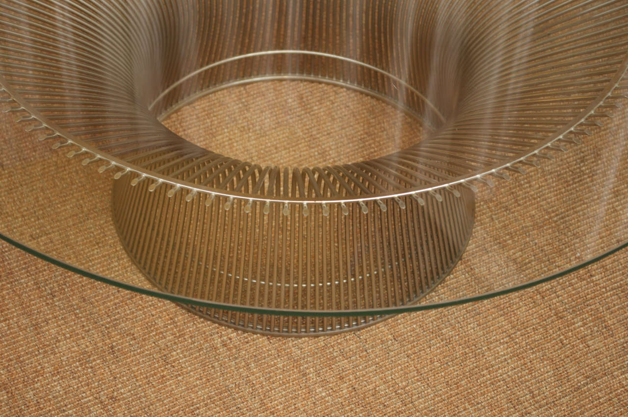 American Platner Knoll Coffee Table