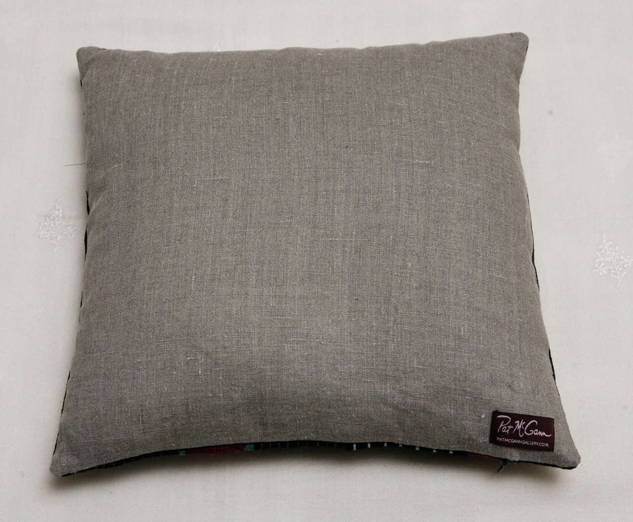 Cotton Group of 3 Yoruba African Ikat Textile Pillows For Sale