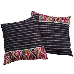 SE Asian Hill Tribe Pillows from Laos.