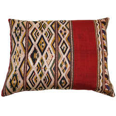 Silk Embroidered Laotian Pillow