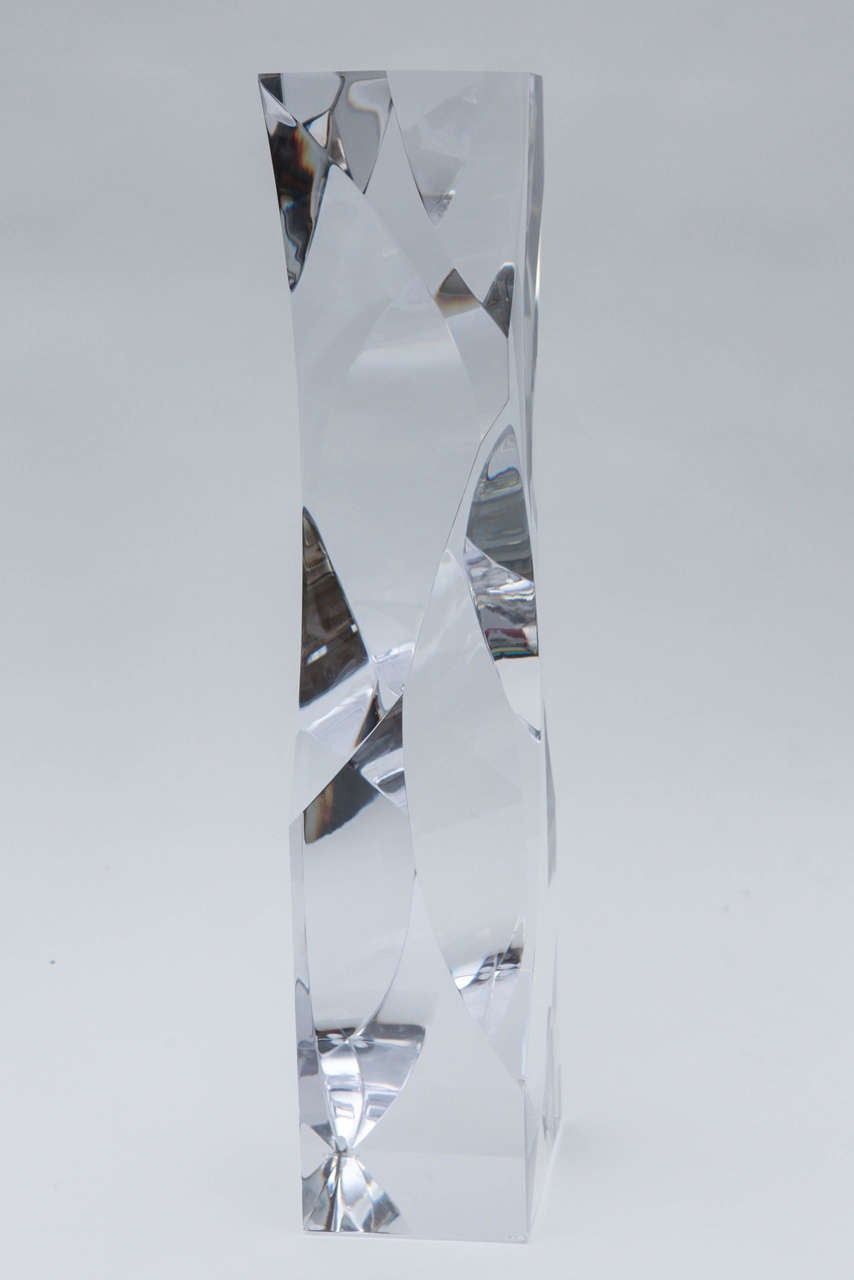 Lucite Sculptures by Randy Baker In Excellent Condition In Palm Desert, CA