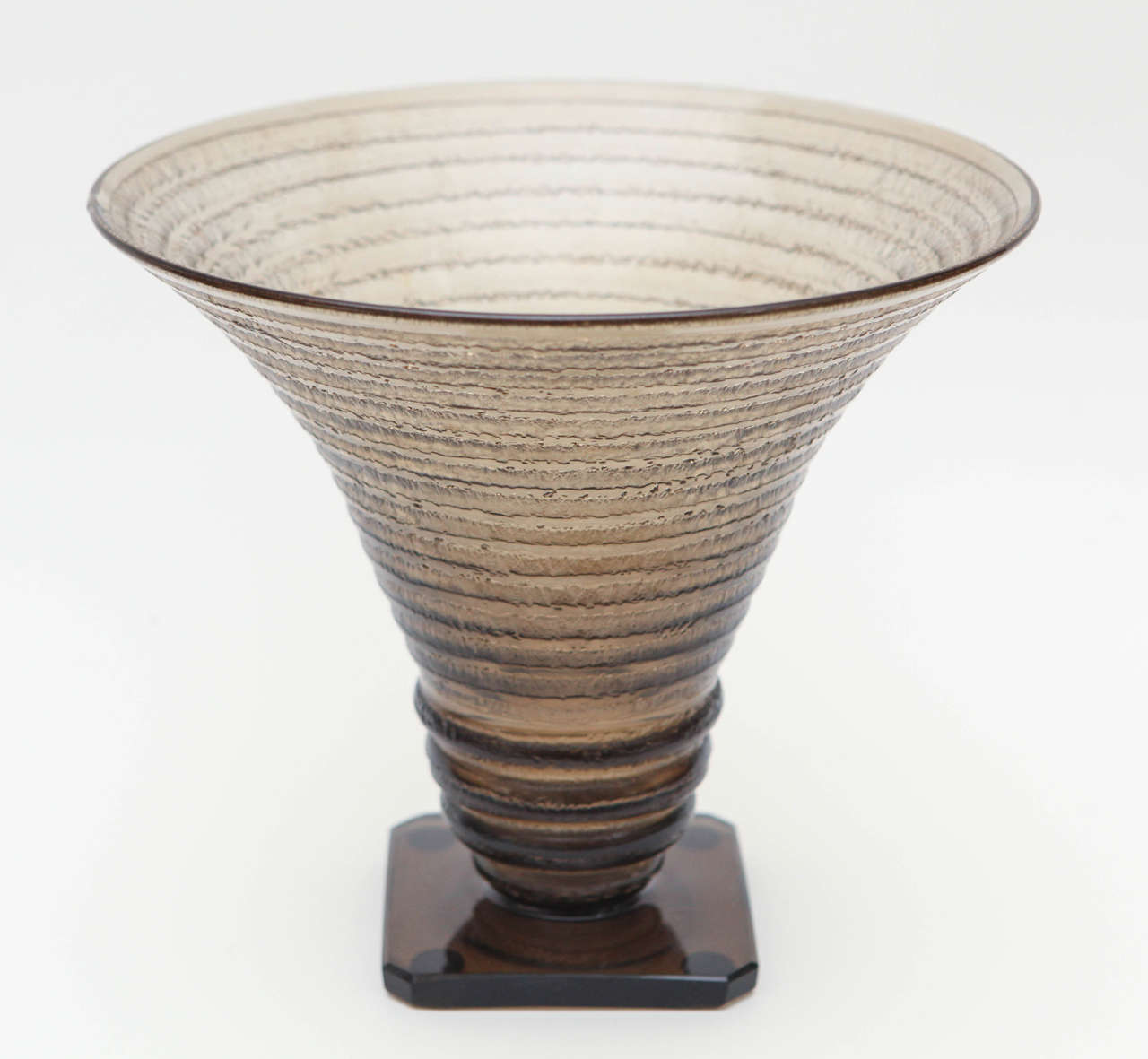 Acid Etched Art Deco Vase by Daum