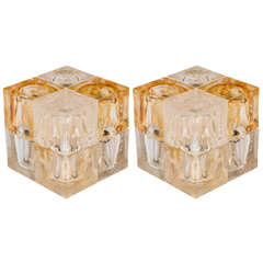 Pair of Table Lamps, Poliarte, Italy, circa1970