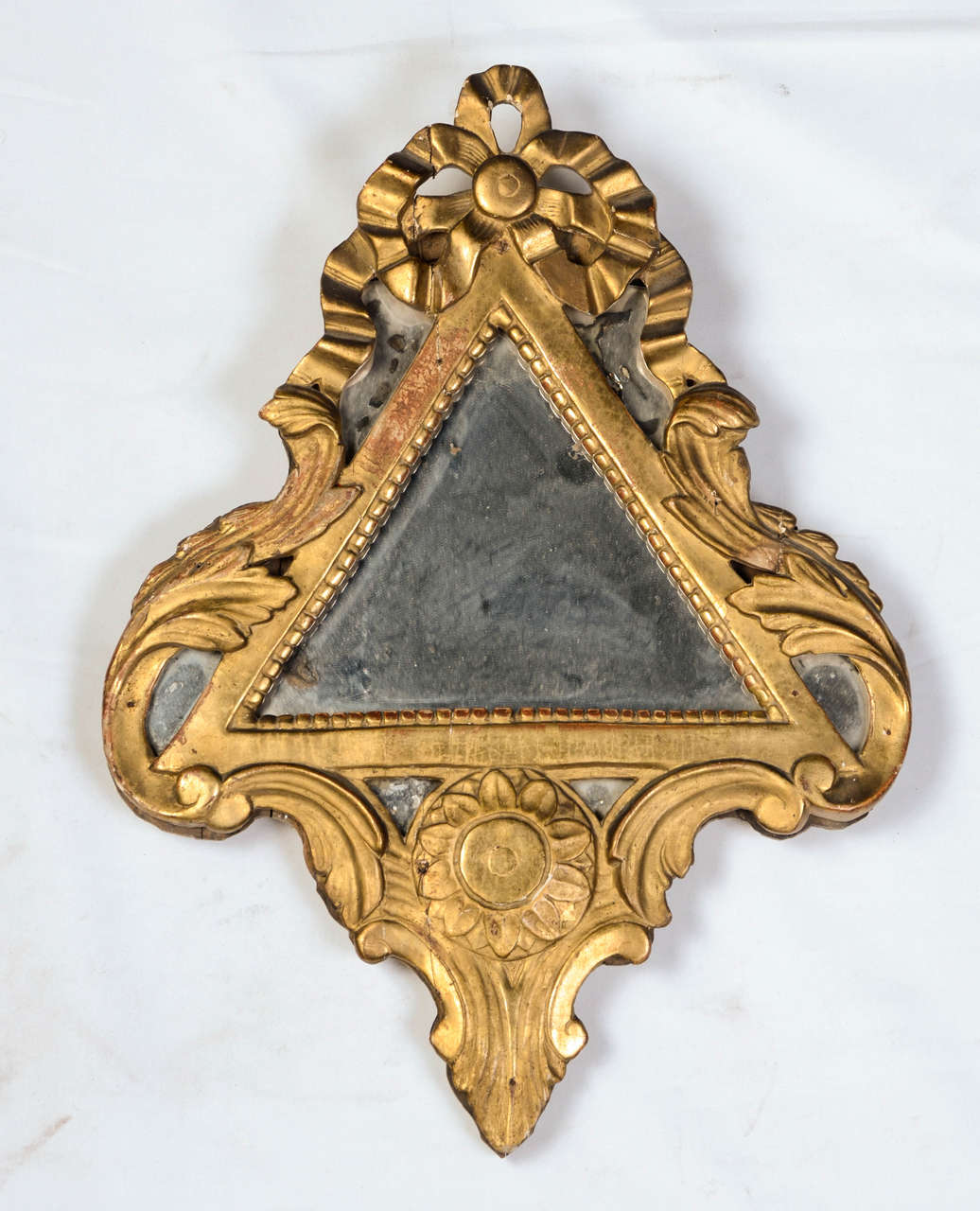Gilt wood mirror ,late 18 th century,Louis the sixteenth,epoque,masonic
