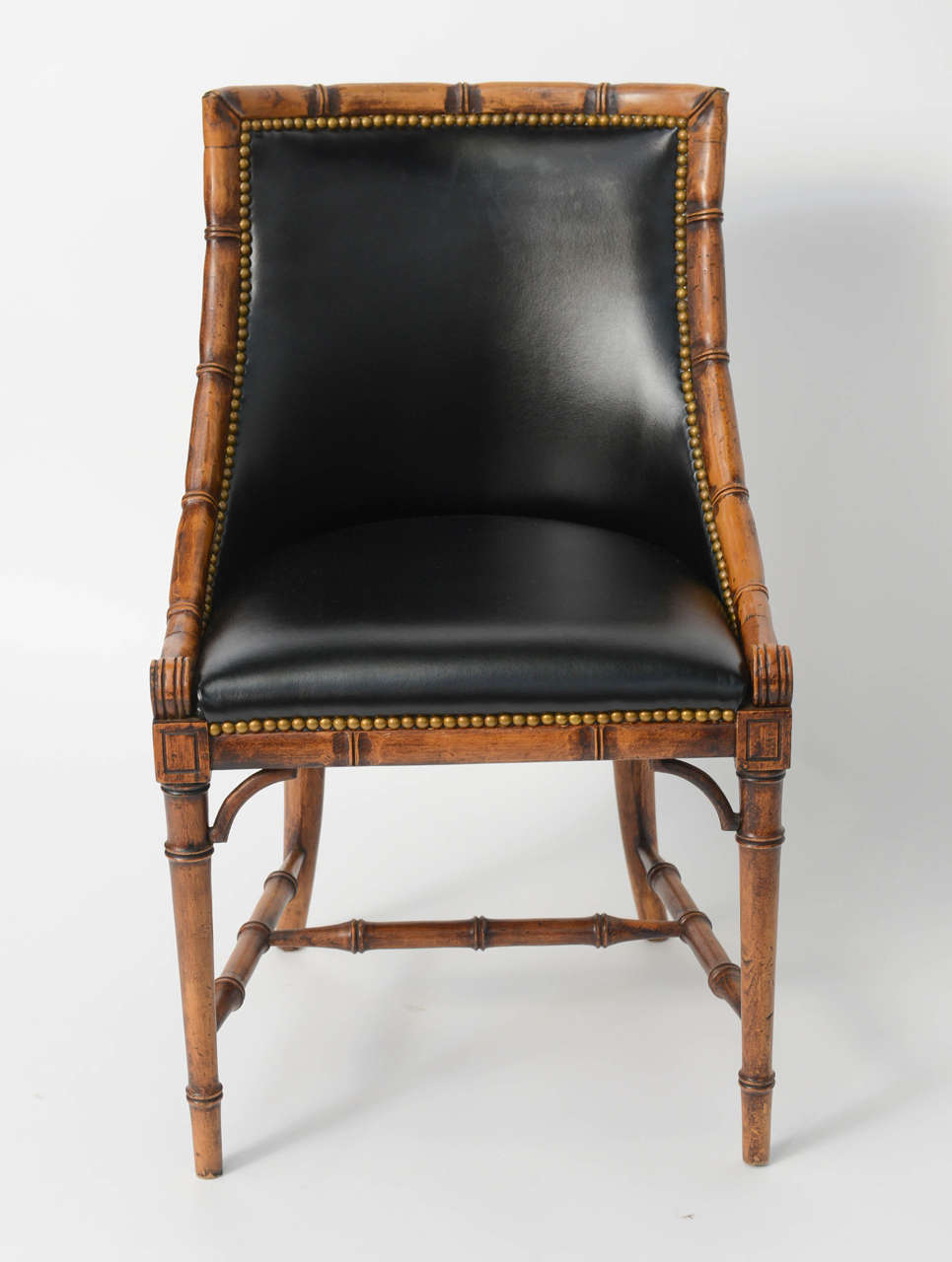 Faux Bamboo Regency Style Side or Desk Chair