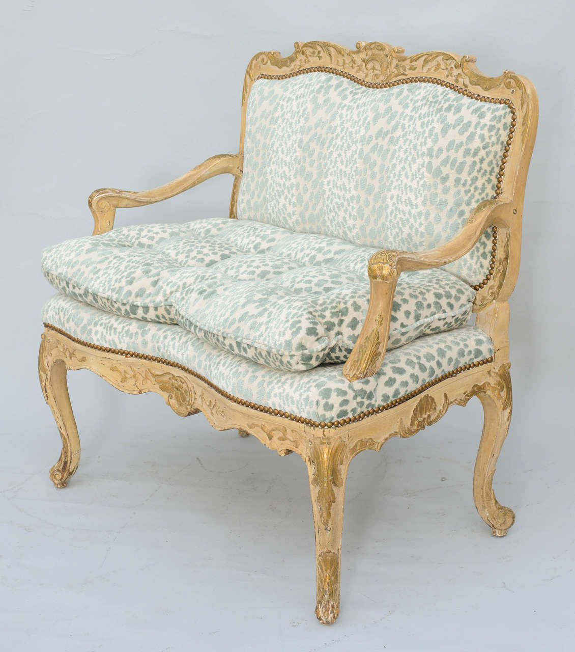 French Louis XV Marquise Chair 1
