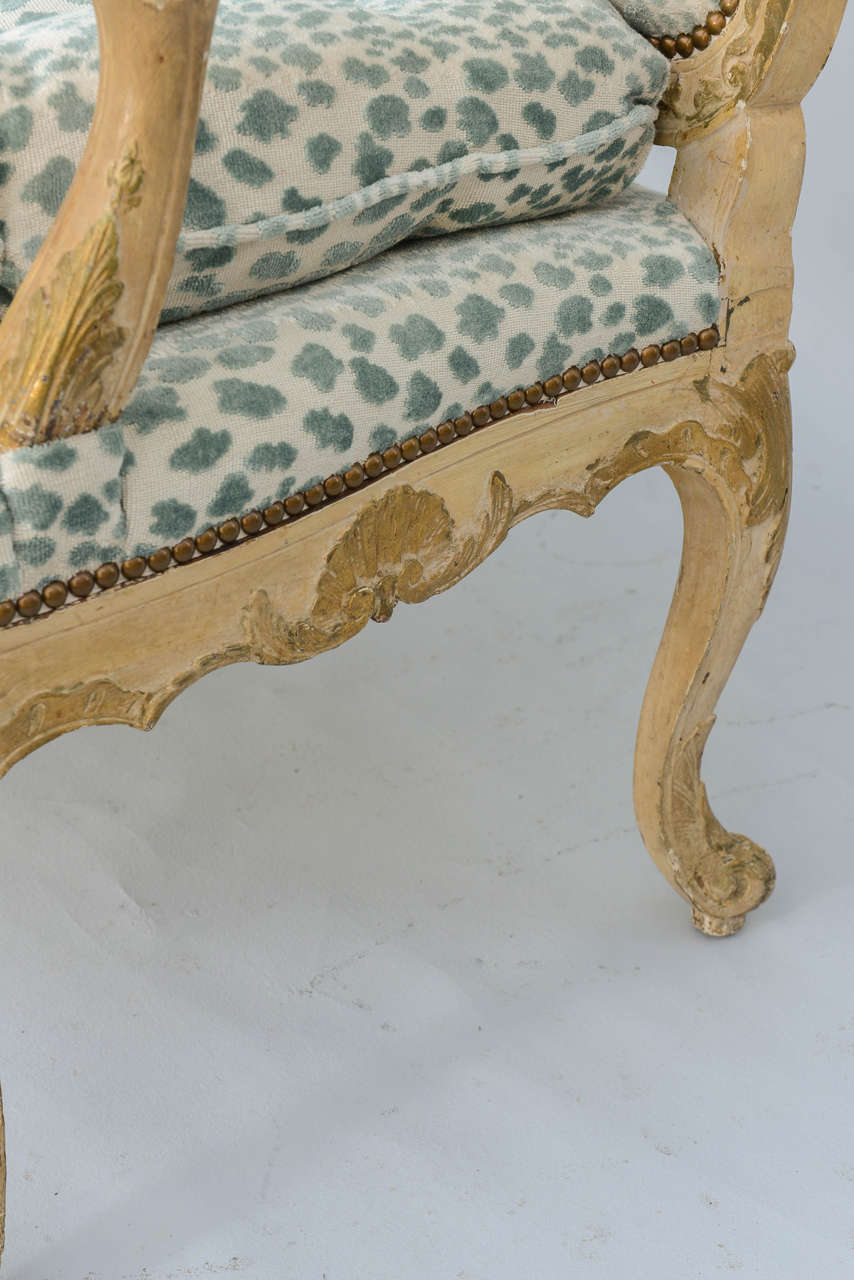 French Louis XV Marquise Chair 5