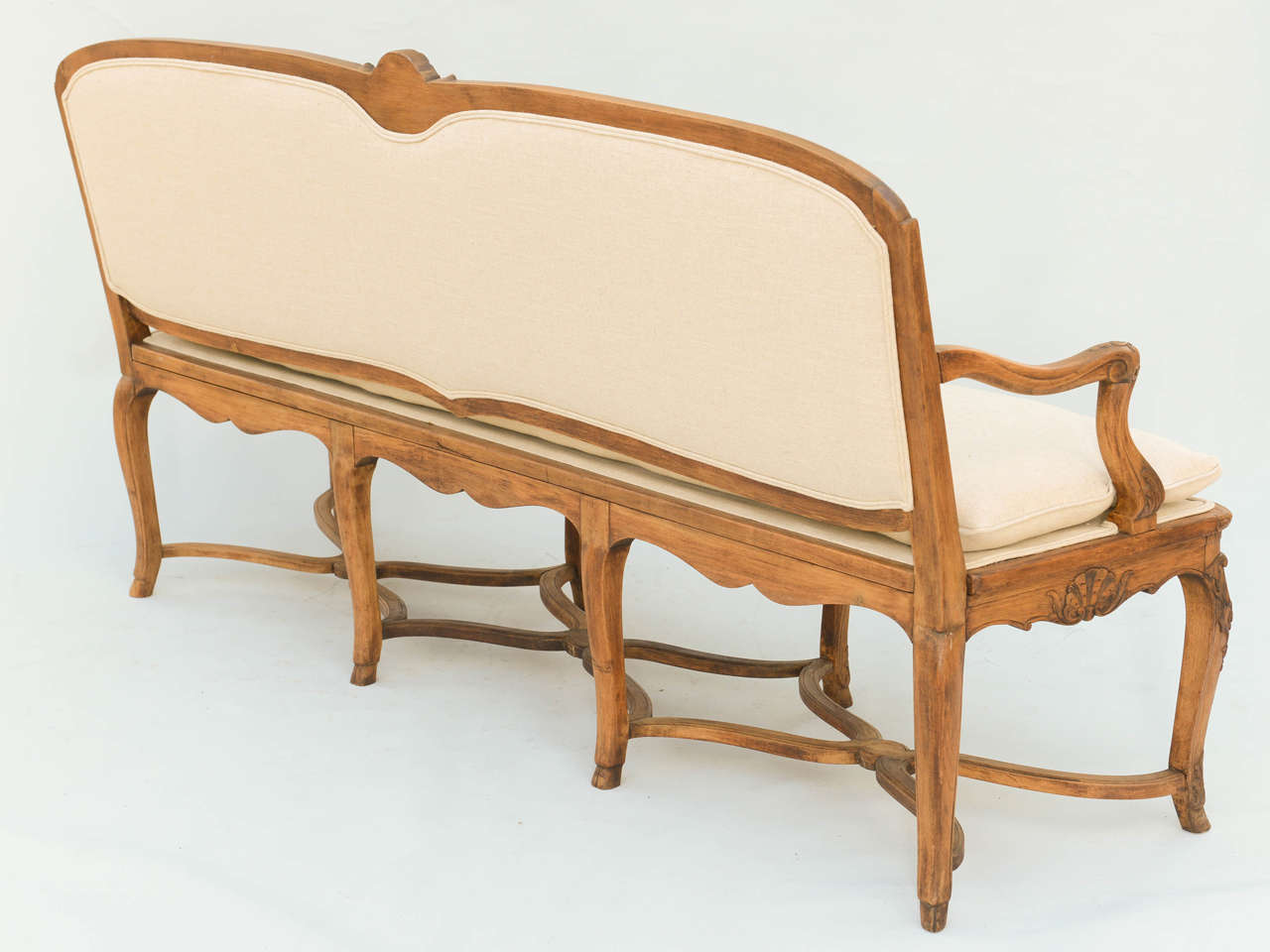 19c. Regence Style French Walnut Settee 4