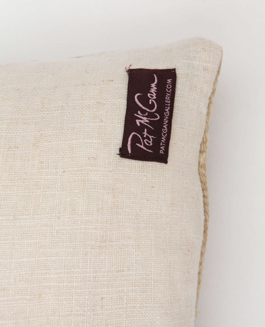 Linen African Tribal Textile Pillow