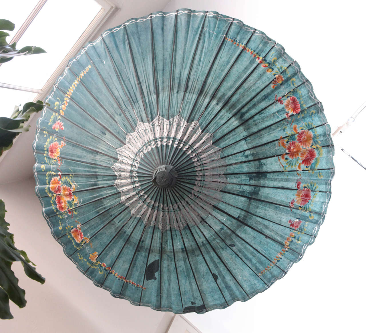 Nepalese Oversize Asian Parasol For Sale