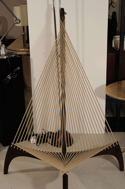 Walnut Harp Chair by Jorgen Hovelskov