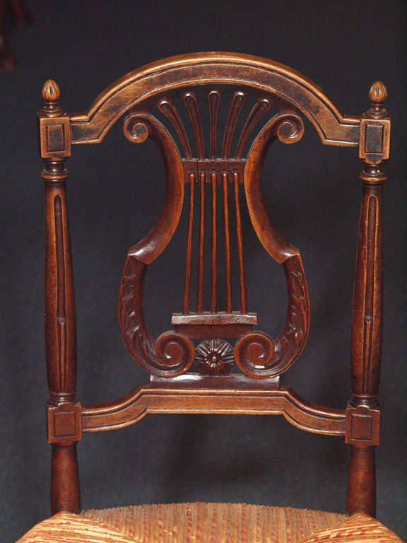 antique french country dining chairs