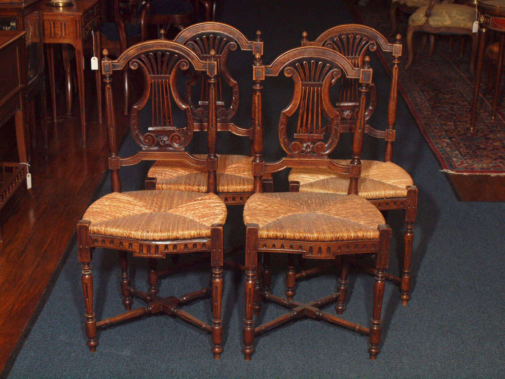 Set of 8 Antique French Country 