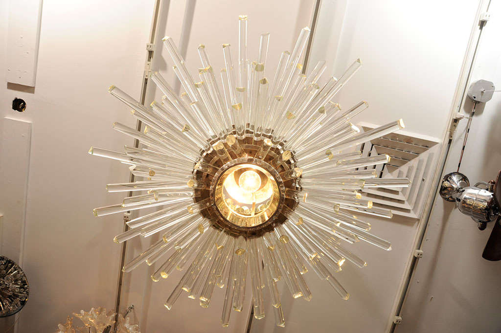 Bakalowits Sputnik chandelier; by Prof. Friedl Bakolowits 1