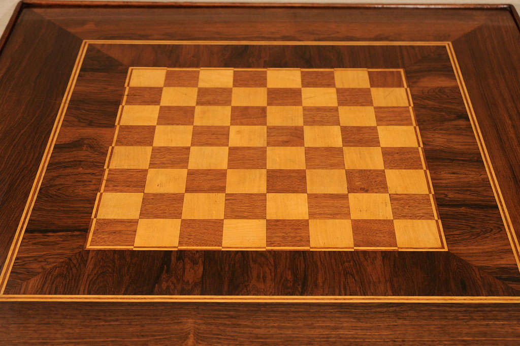 20th Century Folding Campaign Game/Chess Table, England, Early 20th C.