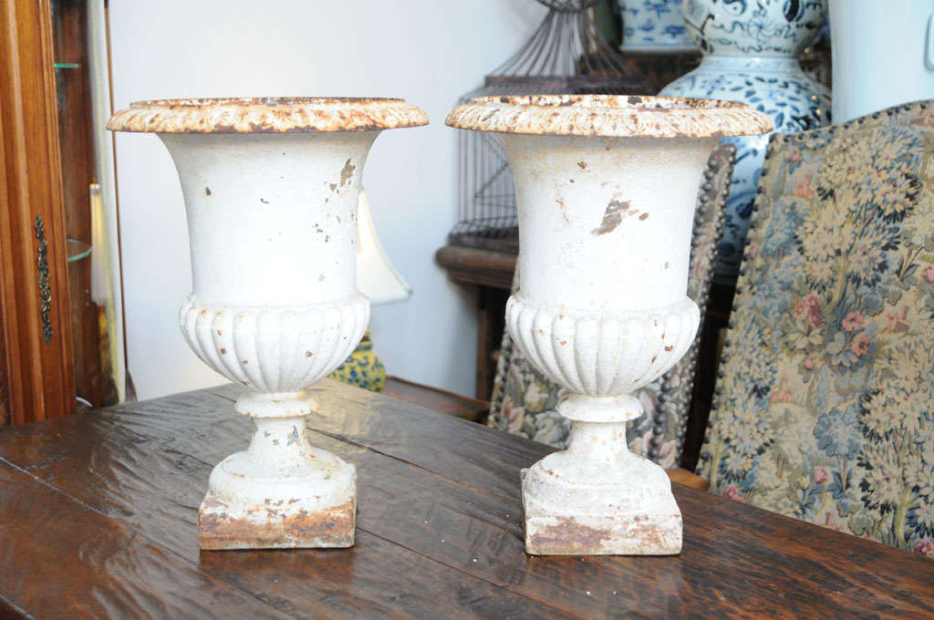 french cast iron urns
