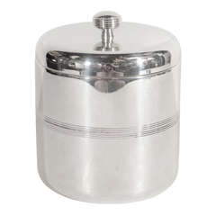 Art Deco Silverplate Ice Bucket by Christophe