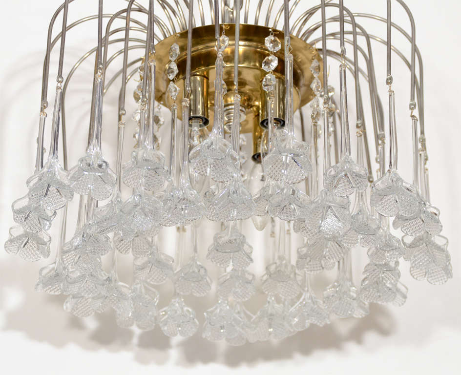 murano floral chandelier