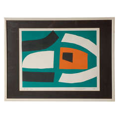 Signed French Lithograph Signed French Lithograph