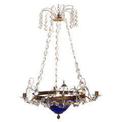 Neo-Classic Three-Candle Hanging Pendant