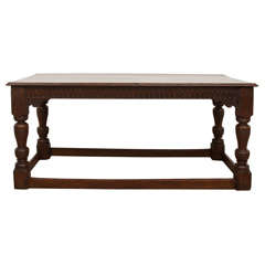 Jacobean Revival Refectory Table