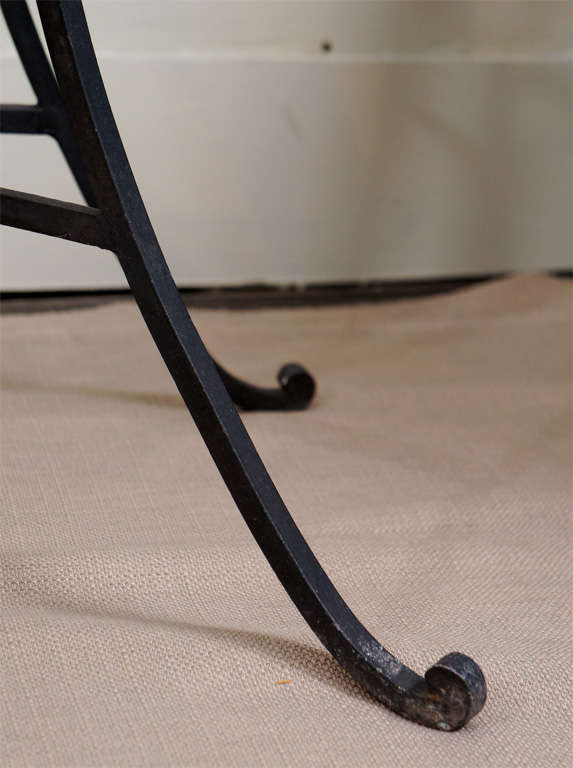 Finely Wrought Iron Console Tables For Sale 5
