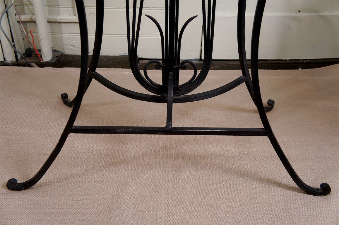 Finely Wrought Iron Console Tables For Sale 7
