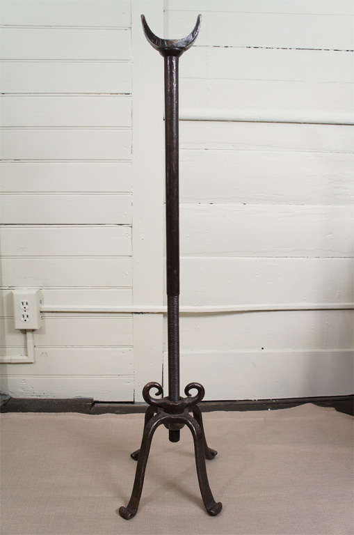 Glass Blowers Forged Iron Stands For Sale 1