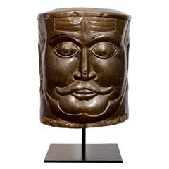 Antique Brass Shiva Head