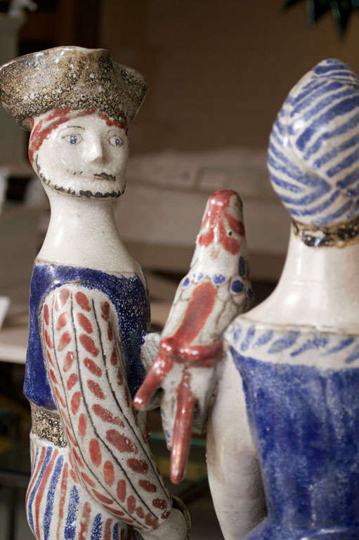 Jean Derval, Pair of Ceramic Sculptures 3