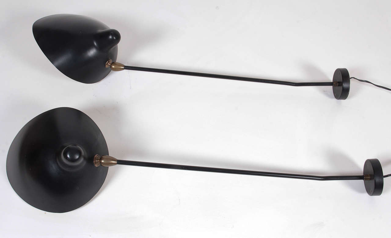 Mid-20th Century Serge Mouille 1950s Wall or Ceiling Lights