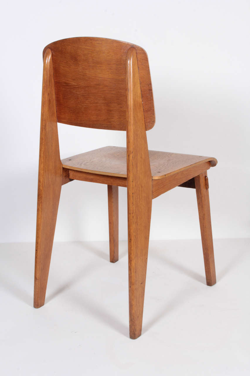 French Jean Prouve, circa 1940, Standard Chair