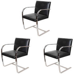 Mies van der Rohe Brno Chairs for Knoll