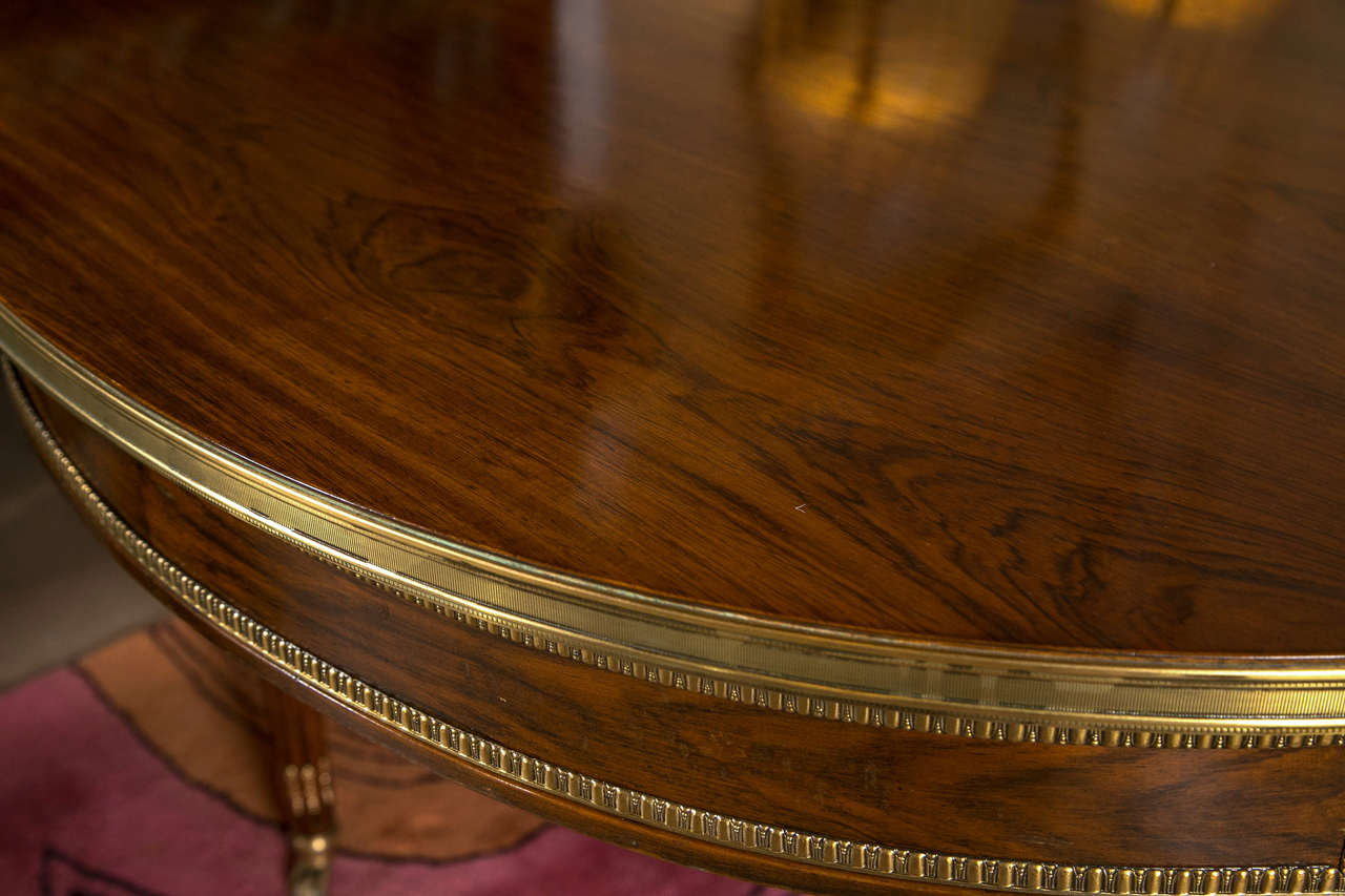 Louis XVI Style Rosewood Dining Table by Maison Jansen 1
