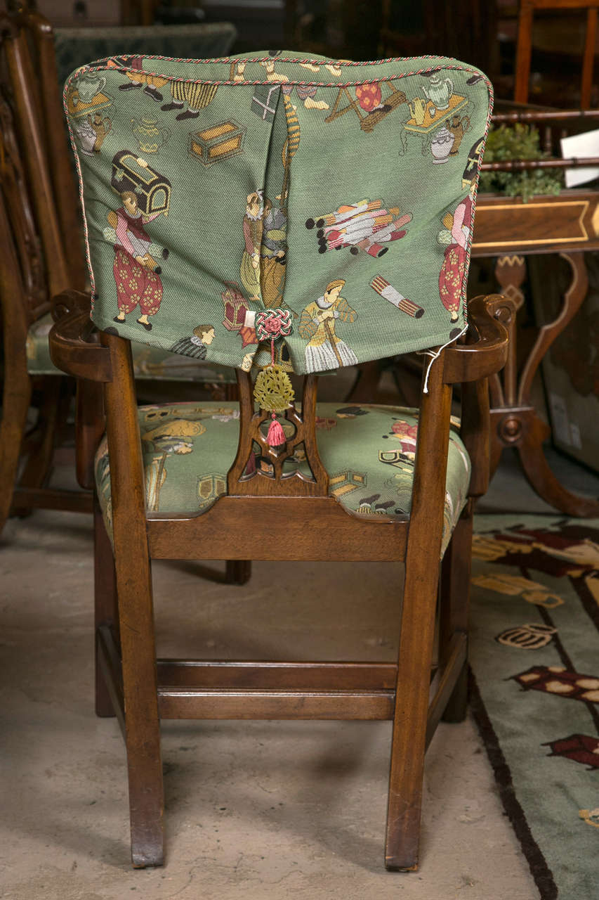 Set of Eight Chippendale Dining Chairs by Baker In Good Condition In Stamford, CT