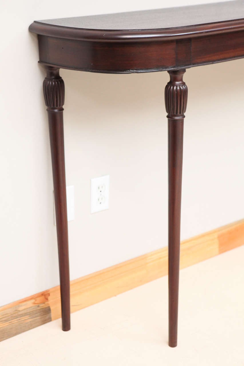 console table mahogany