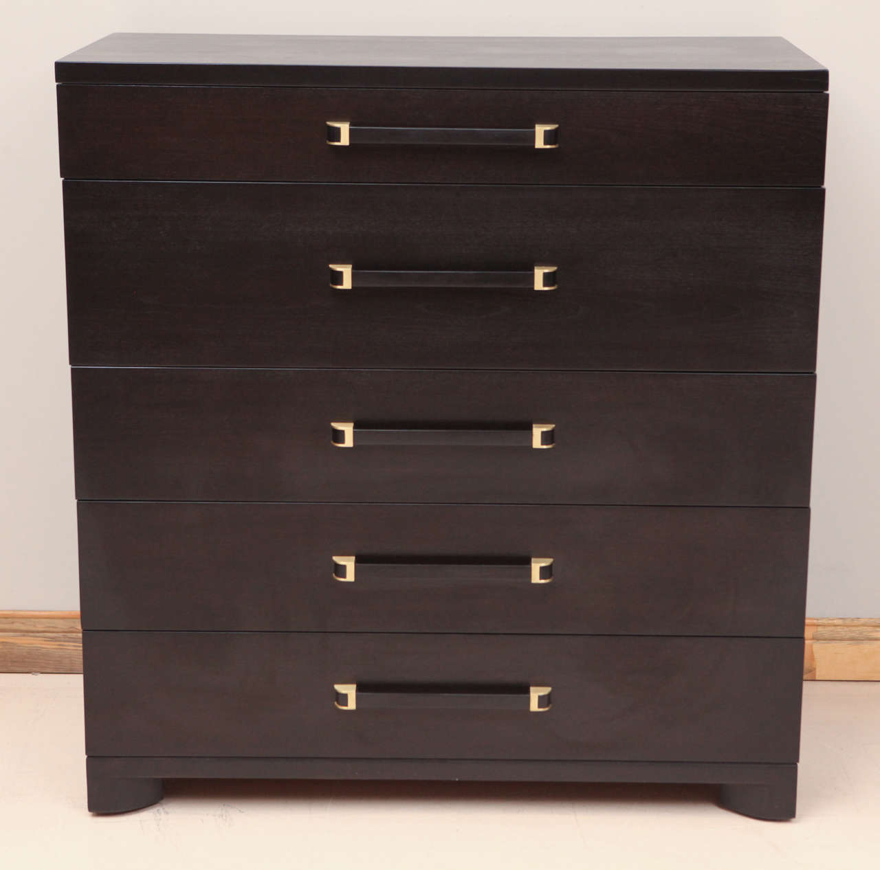 John Widdicomb five-drawer mahogany dresser.