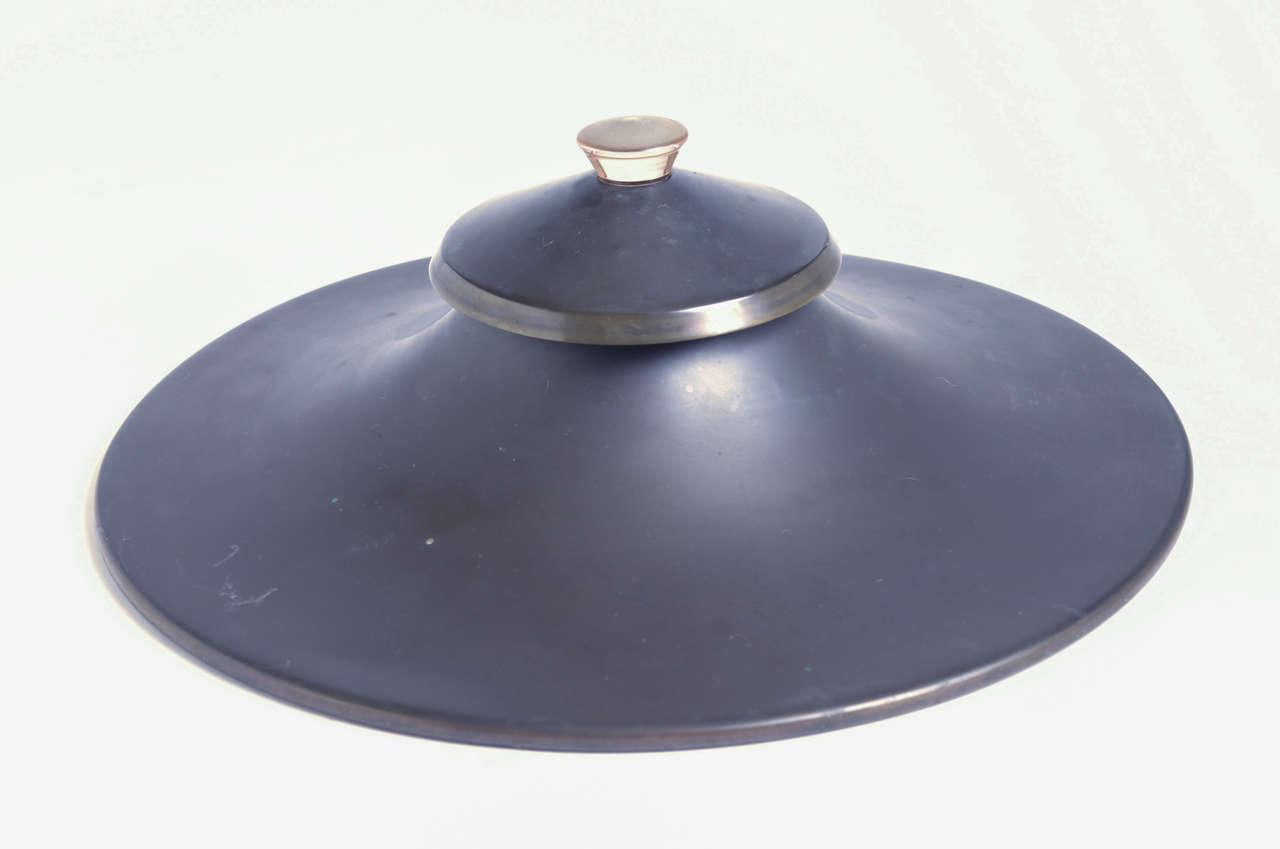 Original Early Leroy Doane Art Deco or Machine Age Pagoda Table Lamp For Sale 1