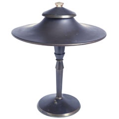 Original Early Leroy Doane Art Deco or Machine Age Pagoda Table Lamp