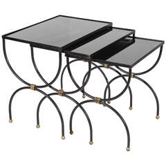 Set of Nesting Tables by Jean Royere
