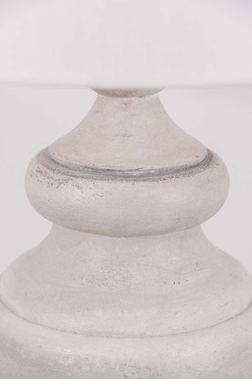 Pair of Large Custom Lamps from Vintage Finials at 1stdibs
