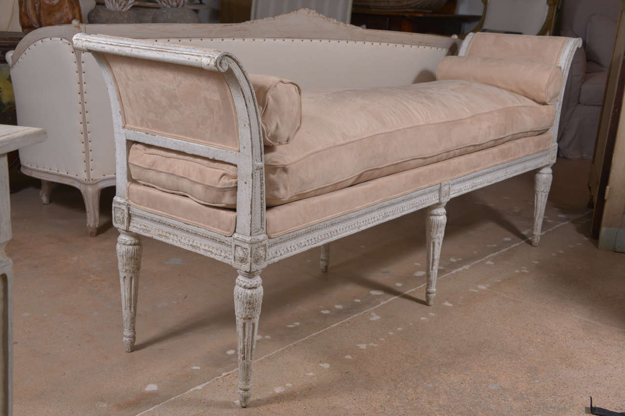 19th Century Late 19th c. Painted Bench