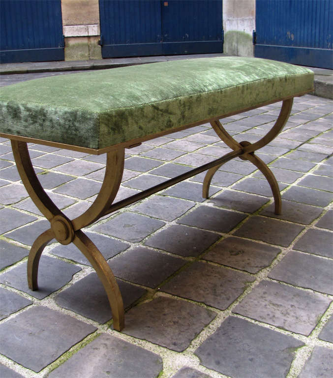 Iron 1940s Bench by Ramsay For Sale