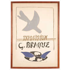Exposition Georges Braque Lithographic Poster