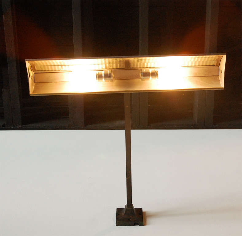 8  Bronze Library Wall Lights, New England In Good Condition In Los Angeles, CA