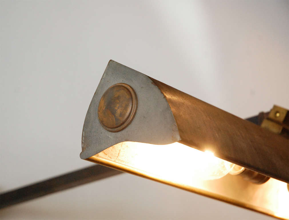 8  Bronze Library Wall Lights, New England 1