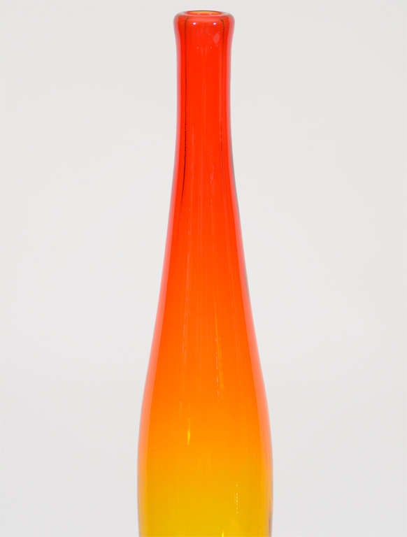 20th Century Blenko Decanter by Wayne Husted