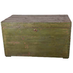 Antique English Storage Trunk