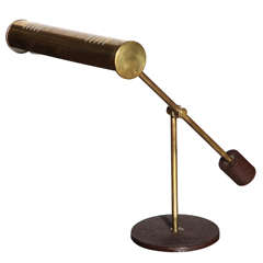 Counterbalance Brass Desk Lamp by Mark Heinlein for Nessen Studios